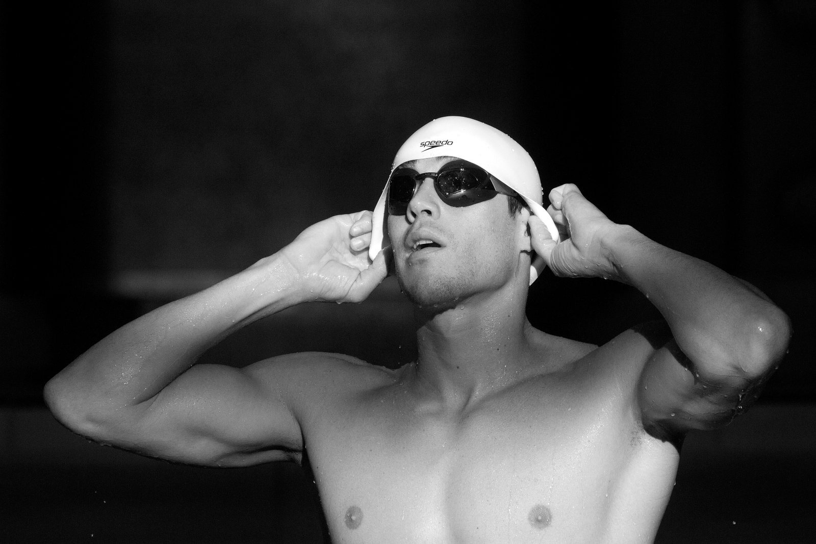 Italian Olympic swimming team documentary photography at Speedo Nottingham by Doug Marke — project cover