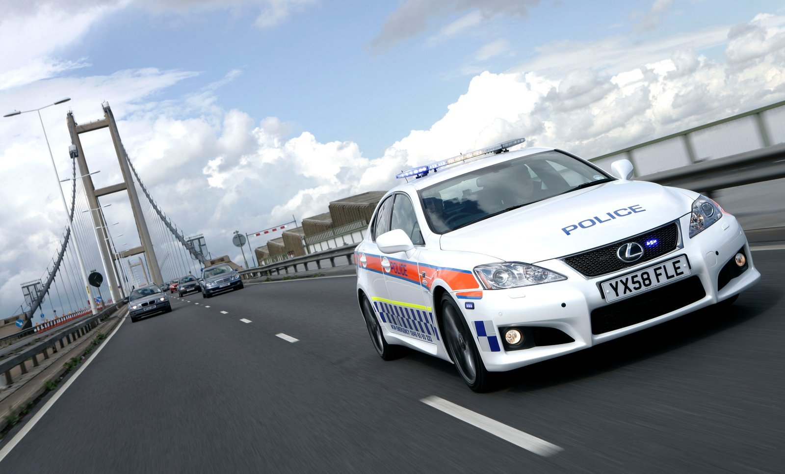 Police Lexus ISF brand photography for Toyota with Humberside Police by Doug Marke — image 2 of 7