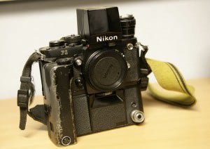 The Nikon F3 camera used to photograph the fall of the Berlin Wall by Doug Marke — image 8 of 8.