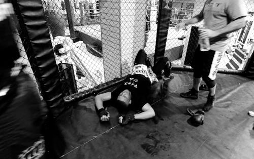 Paul Daley in action, black and white documentary photography by Doug Marke — image 6 of 8.