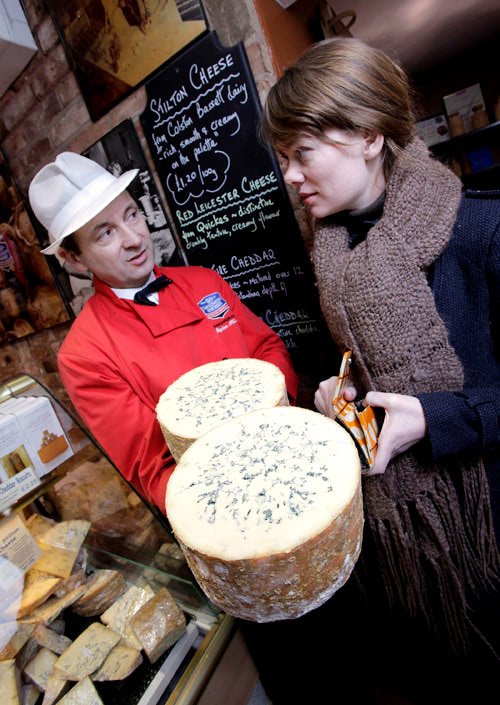Stilton cheese editorial photography for The Independent by Doug Marke — the picture they used.