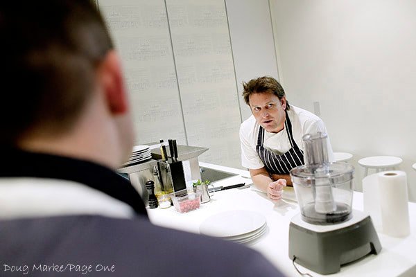 Celebrity chef James Martin photojournalism photography by Doug Marke — image 5 of 8.